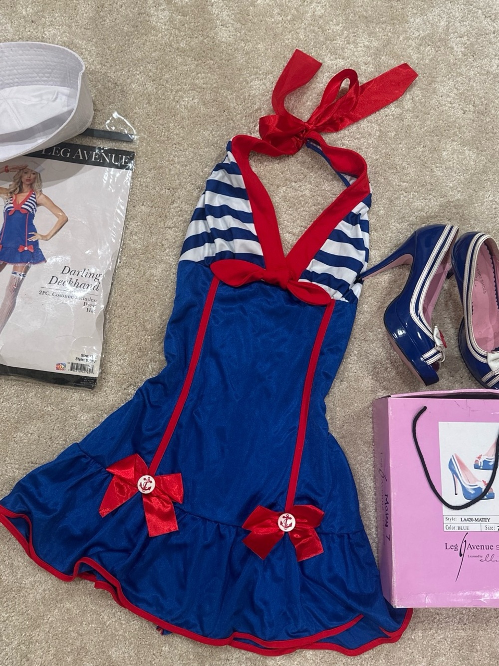 Sailor Halloween Costume + Heels!!!!
